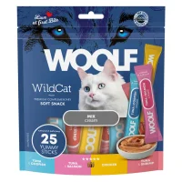 Woolf Wildcat Cream 25 stk - Mix af lækre kattegodbidder