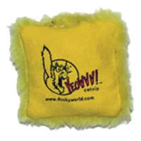 Yeowww Catnip pude gul til kat 6,5x6,5 cm