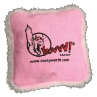 Yeowww Catnip pude lyserød til kat 6,5x6,5 cm