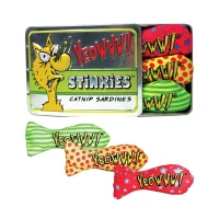 YEOWWW Catnip Stinkies sardiner 3 stk - kattelegetøj med kattemynte