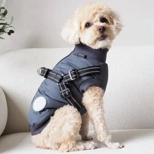 Hundejakke-Thor---Vinterjakke-med-Hundesele