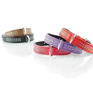 Hunter-Diamond-og-Rocky-Petit-halsbaand---Laeder-med-stil-og-glimt