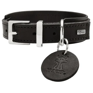 Hunter-Larvik-laederhvalpehalsbaand---skandinavisk-ro-og-holdbar-kvalitet